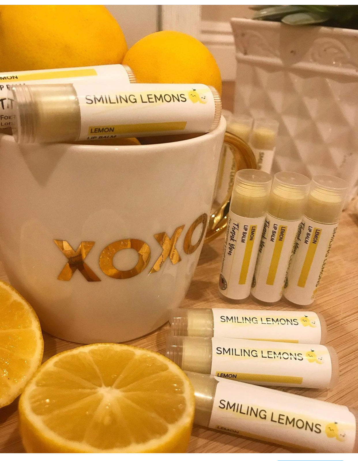 Lip Balm | Lemon | Moisturize | Lip Balms Smiling Lemons